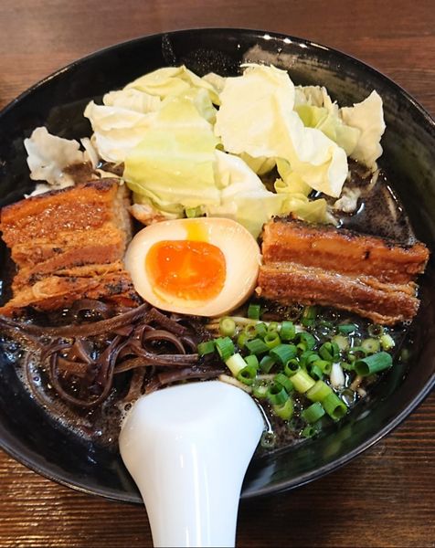 「特製角煮  黒」@TONKOTSU MANIの写真