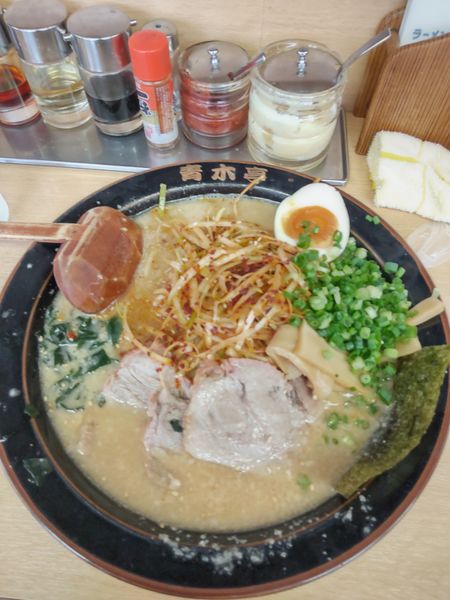 「味噌ネギラーメン(辛ネギ)＋チャー２枚」@ラーメン青木亭 戸田店の写真