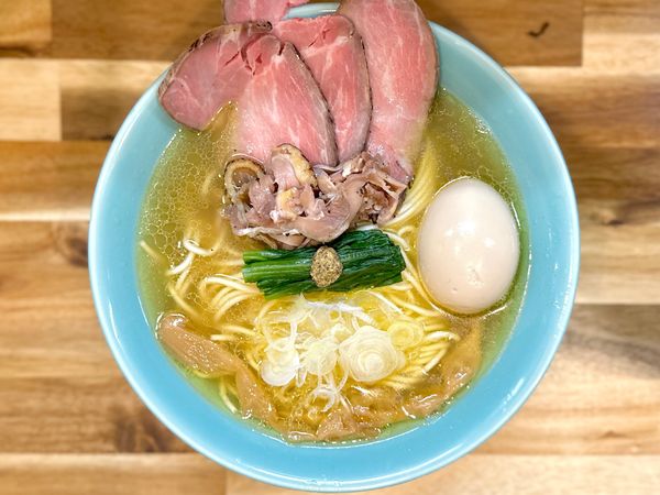 「★特肉シャモ中華そば🍜¥1,200」@仙臺自家製麺こいけ屋分店 綠栽の写真
