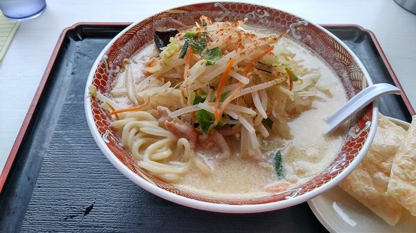 「【限定】なめらか豆乳タンメン ￥950」@あぢとみ食堂の写真