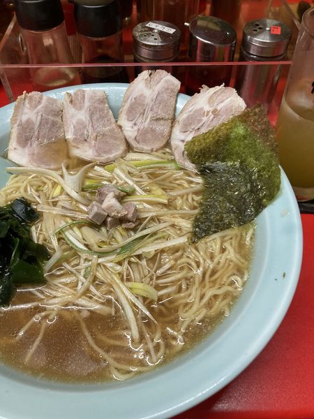 「ネギチャーシュー(中盛り)」@新ラーメンショップ 蕨店の写真