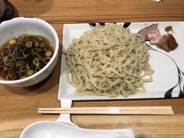 「つけめん1100円➕麺大盛り100円」@らーめん かねかつの写真