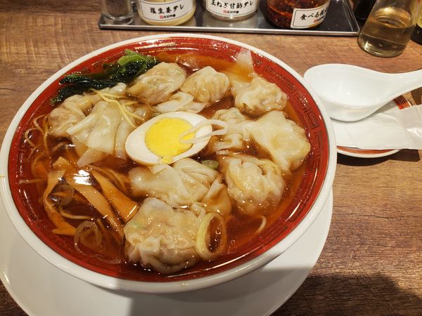 「広州肉汁雲呑麺・醤油」@広州市場 横浜ポルタ店の写真