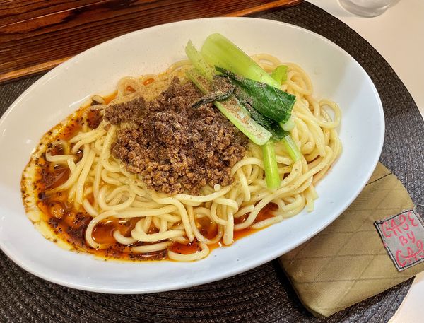 「濃厚汁なし担担麺」@麺や金時の写真