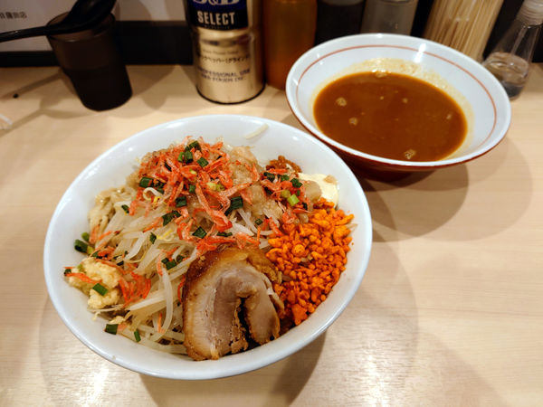 「限定 濃厚海老つけ麺」@鷹の目 蒲田店の写真