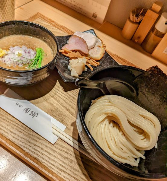 「つけ麺  中(200ｇ)　1,000円」@麺屋 周郷 新橋店の写真