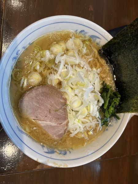 「ラーメン750円＋薬味増し100円」@横浜家系ラーメン 中島家の写真