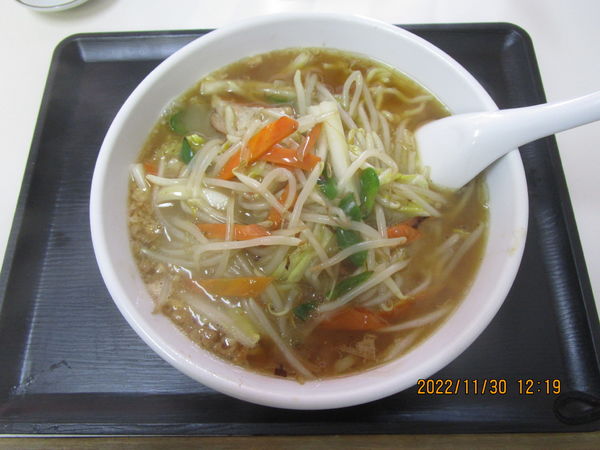「野菜あんかけ麵 750円」@王ちゃんラーメンの写真