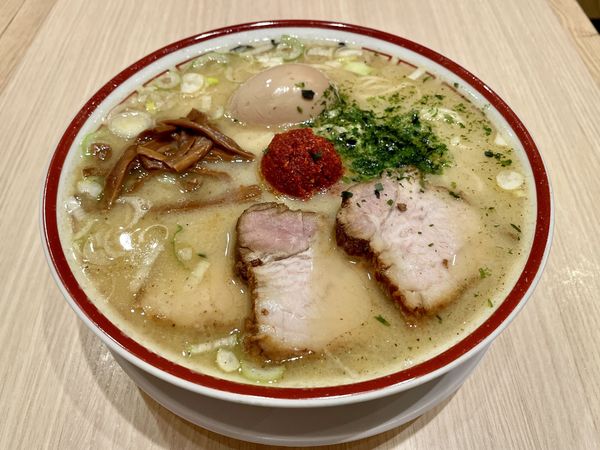 「山形辛みそらーめん ＋ 味玉」@中華そば専門 田中そば店 武蔵境店の写真