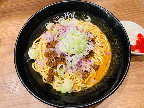 「汁なし担々麺(大)3辛3痺＋追い飯」@仙台 自家製麺 こいけ屋の写真