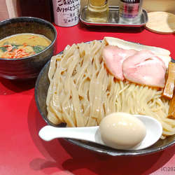 海老つけ麺特盛（２種合盛り）