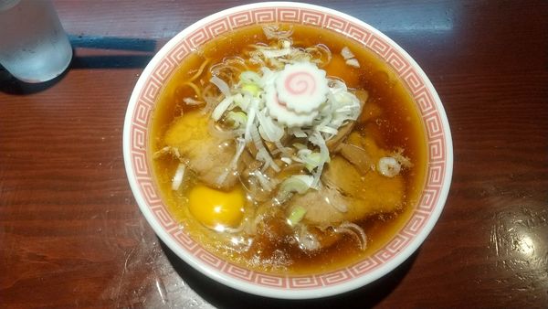 「スーパー中華そば1200円、生玉子50円」@中華そば えもとの写真