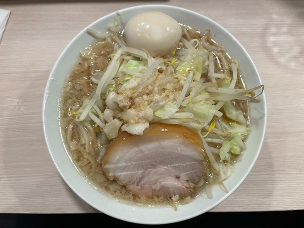 「ちゃるじろう(¥850) 味玉(¥100)」@中華ソバ ちゃるめの写真