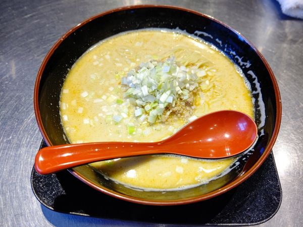 「担担麺クレームブリュレ(並盛・140時間)1,200円」@高崎はた山の写真