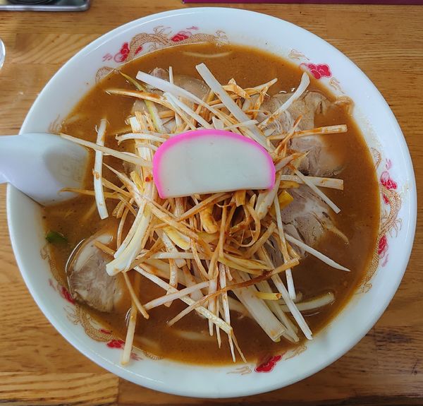 「ネギ味噌チャーシューメン(950円)」@手打ちらーめん 珍来 東所沢店の写真