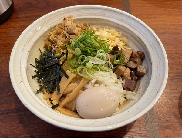 「味玉まぜそば」@讃岐ラーメン 香麦の写真