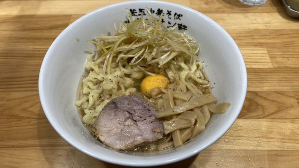 「リッチ釜玉(並）」@釜玉中華そば ナポレオン軒の写真