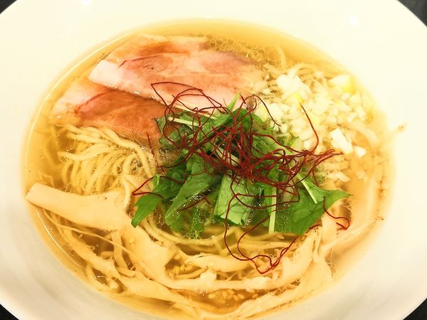 「金色塩らぁめん」@麺屋宗 -sou- 高田馬場本店の写真