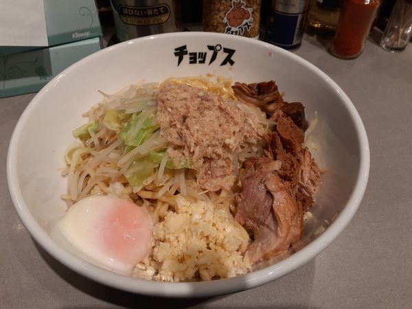 「まぜそば、特大」@まぜそば 渋谷 チョップスの写真