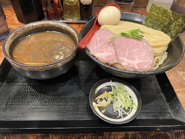 「味玉つけ麺(特盛)」@神勝軒 下永谷店の写真