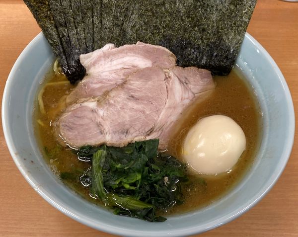 「特製らーめん 海苔 硬 多」@横浜らーめん 武蔵家 綾瀬店の写真