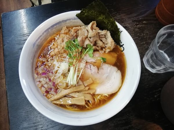 「甘海老炊きラーメン」@中華そば 半ざわの写真