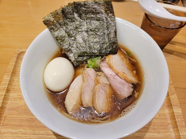 「特製平子煮干し中華そば」@新橋 纏 八幡山店の写真