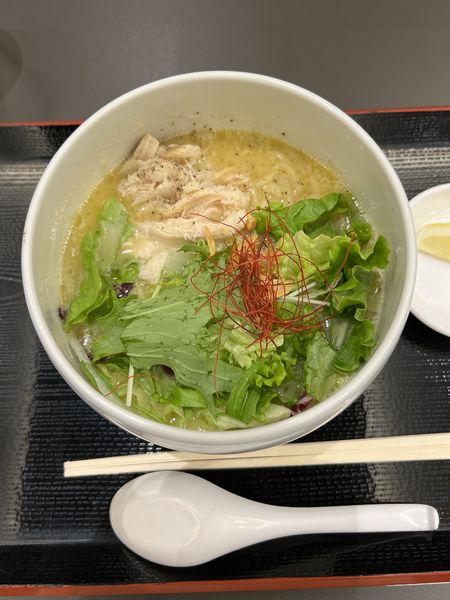 「鳥白湯ラーメン」@鶏白湯らーめん 自由が丘蔭山 有明ガーデン店の写真