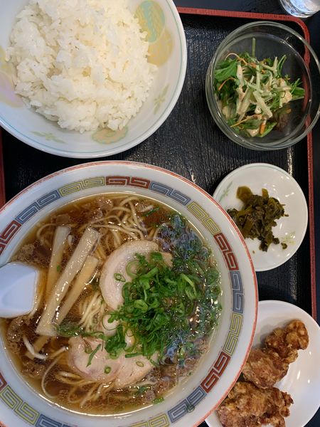 「尾道ラーメン定食　900円」@一龍の写真