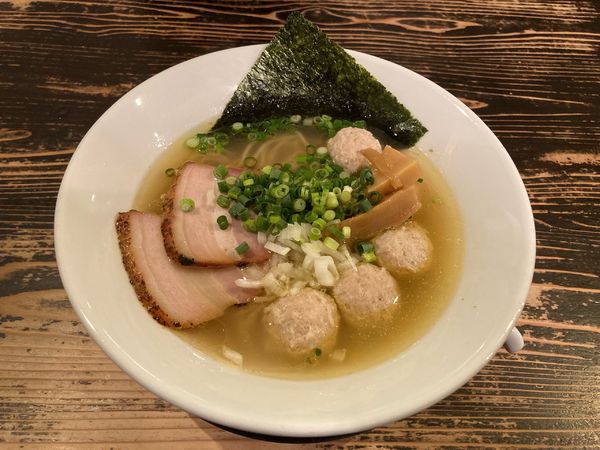 「しおらーめん・とりだんご」@らーめん 二代目吉田商店の写真