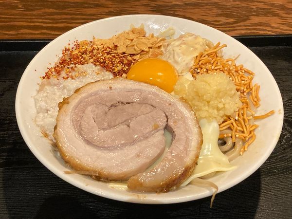 「まぜそば・並、全増し」@麺屋大和の写真