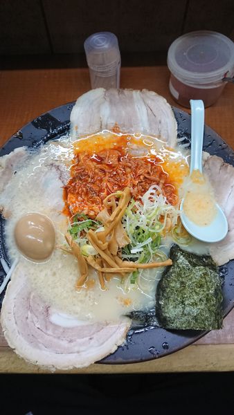 「ダブル」@屋台ラーメンとんこつ貴生 稔台店の写真