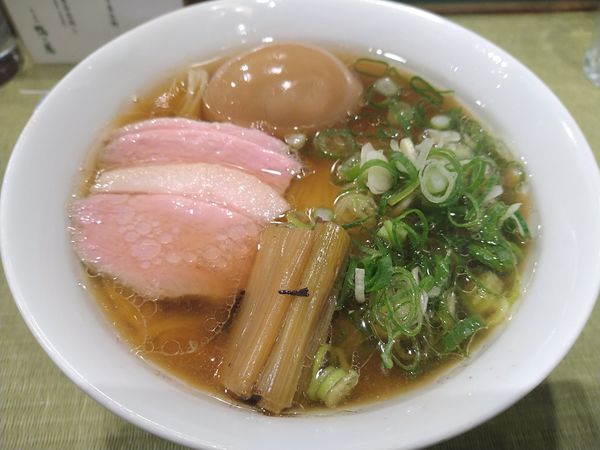 「鴨らーめん＋味玉」@らーめん 鴨to葱の写真