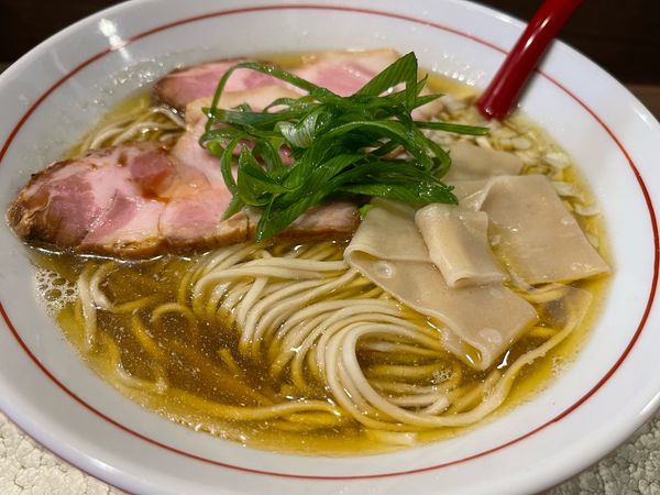「煮干清湯淡口醤油ラーメン」@がふうあんの写真