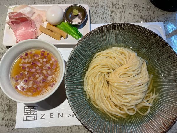 「鰹昆布水つけ麺　極」@ZEN LABORATORYの写真