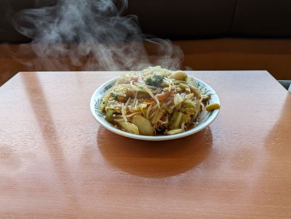 「かた焼きそば」@日高屋 川越宮元町店の写真