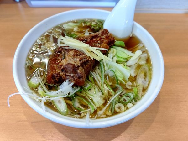 「さっぱり肉麺(並盛・160g)990円→500円」@麺や 和の写真