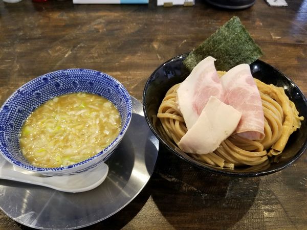 「鶏つけそば(大)」@自家製麺 オオモリ製作所の写真