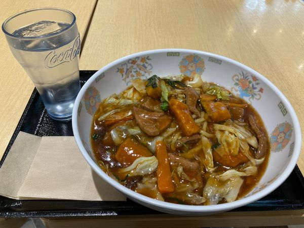 「スタミナ冷やし（大盛り）」@我流食堂 ジョイフル本田ニューポートひたちなか店の写真