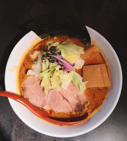 「EBIらぁ麺＋エビのTKG」@つけ麺 GAKUの写真