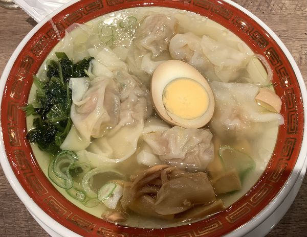 「広州雲呑麺　塩」@広州市場 横浜ポルタ店の写真