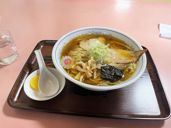 「中華そば　大盛」@中華そば金ちゃん 南陽店の写真