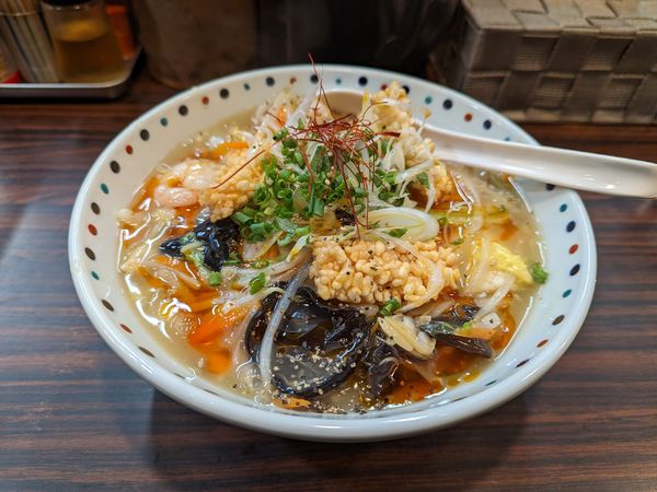 「海鮮あんかけWINGら〜麺」@らー麺 あけどやの写真