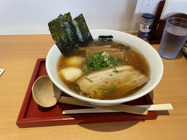 「餅入り中華」@麺・餅処 吾助の写真
