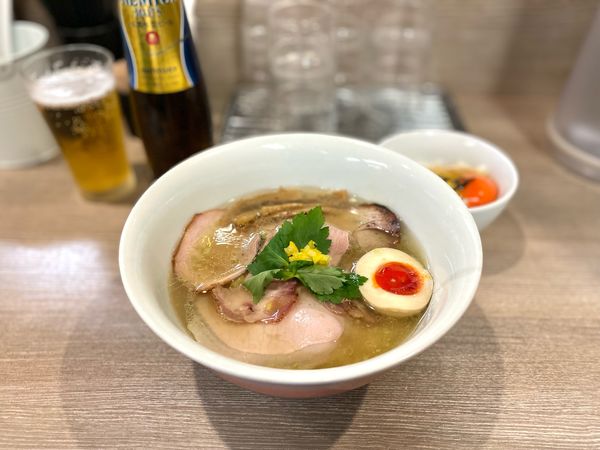 「特製三位一体¥1200、玉子かけごはん¥50」@中華そば 和渦 TOKYOの写真