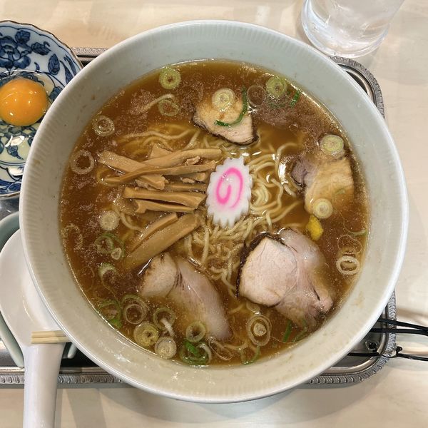 「中華麺（生玉子付）」@永福町大勝軒の写真