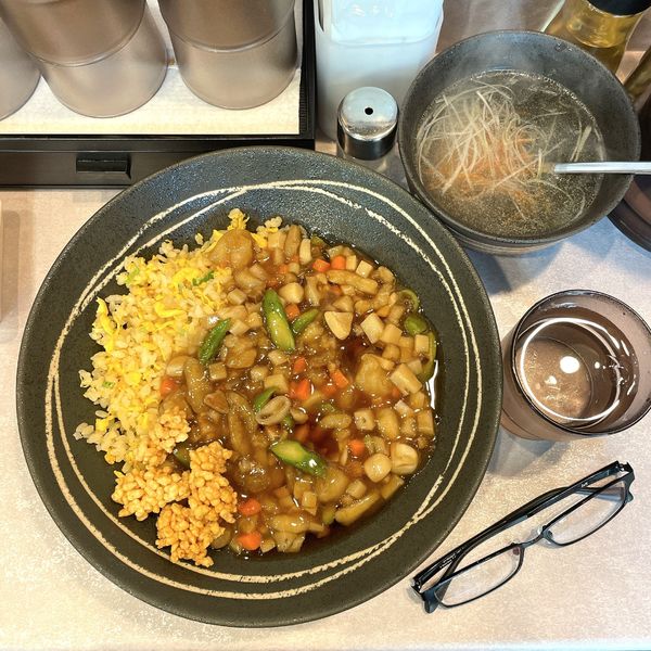 「五目あんかけチャーハン」@あんかけちゃーはん なりたけの写真