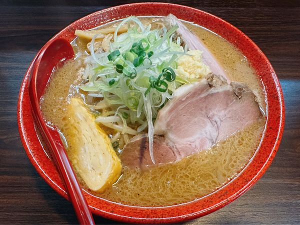 「焼き味噌らーめん」@味噌ラーメン くまおやじの写真