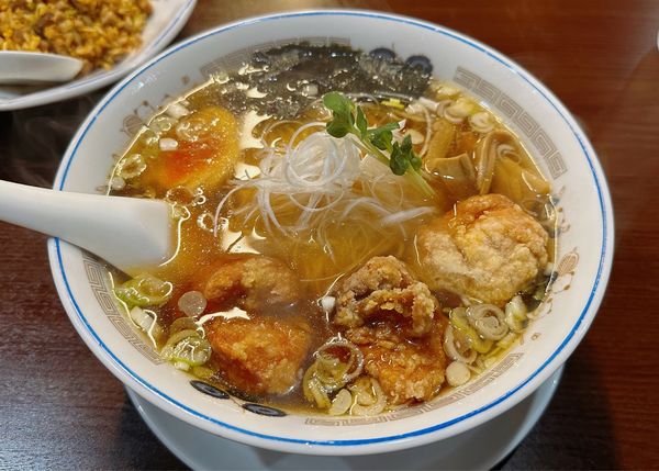 「若どりから揚げラーメン」@から揚げラーメン 星林の写真