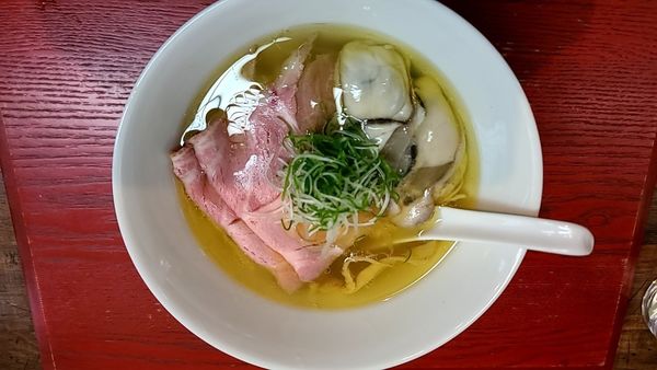 「広島県産牡蠣の塩蕎麦」@神保町黒須の写真